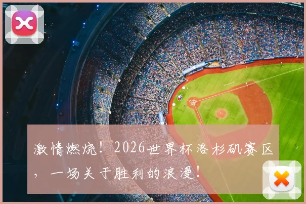 激情燃烧!2026世界杯洛杉矶赛区,一场关于胜利的浪漫!